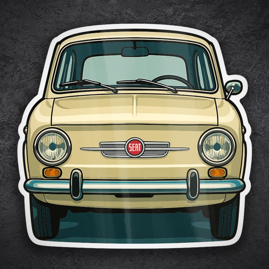 Aufkleber: SEAT 850 Auto