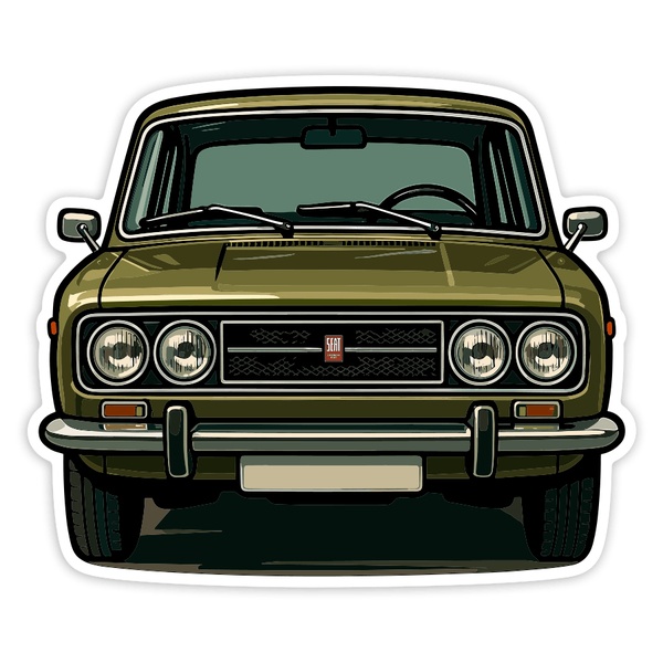 Aufkleber: SEAT 124 Auto