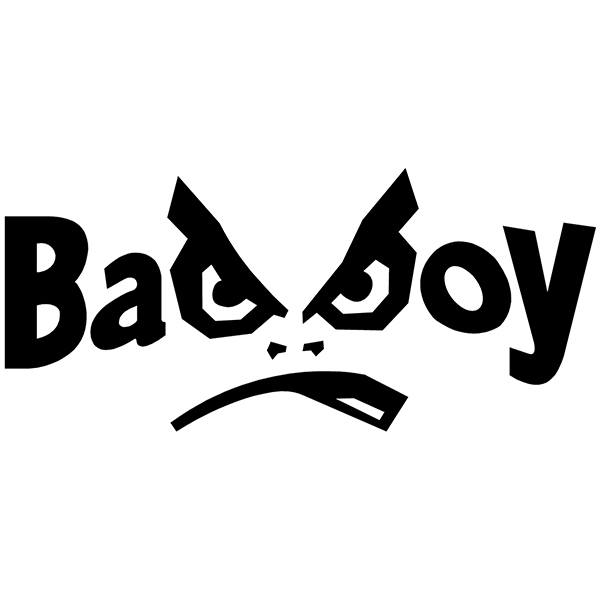 Aufkleber: Bad Boy Buchstaben