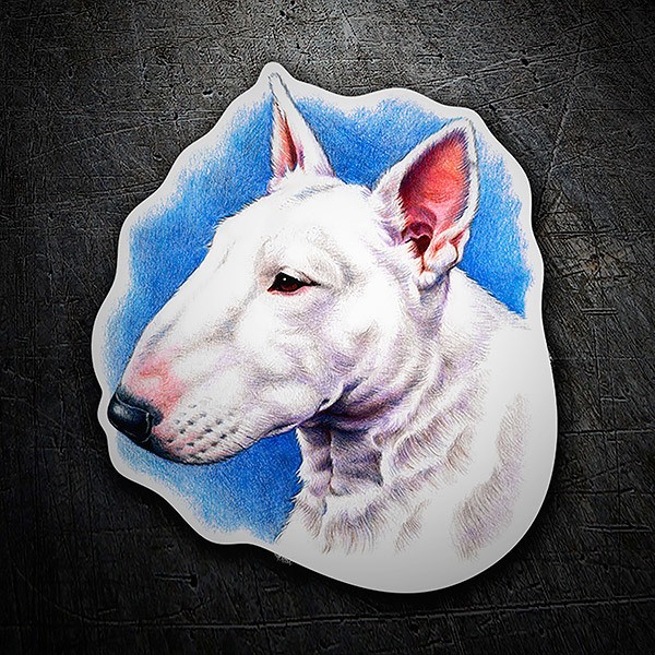 Aufkleber: Bullterrier