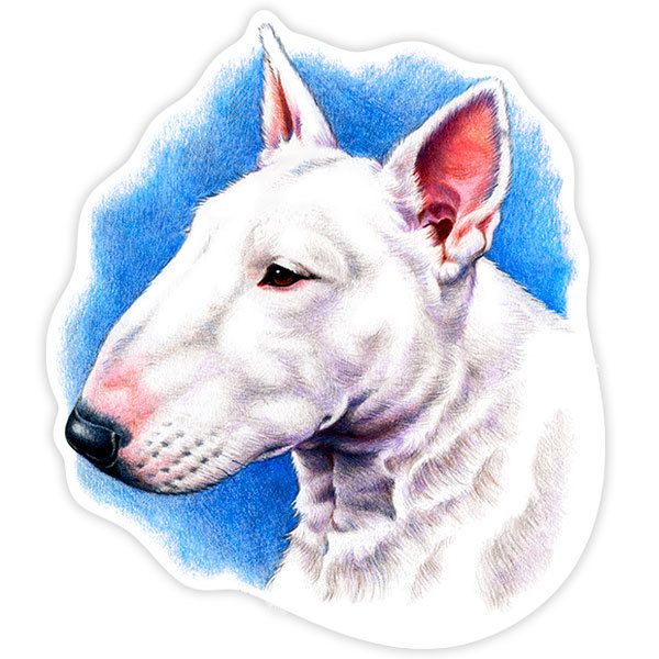 Aufkleber: Bullterrier