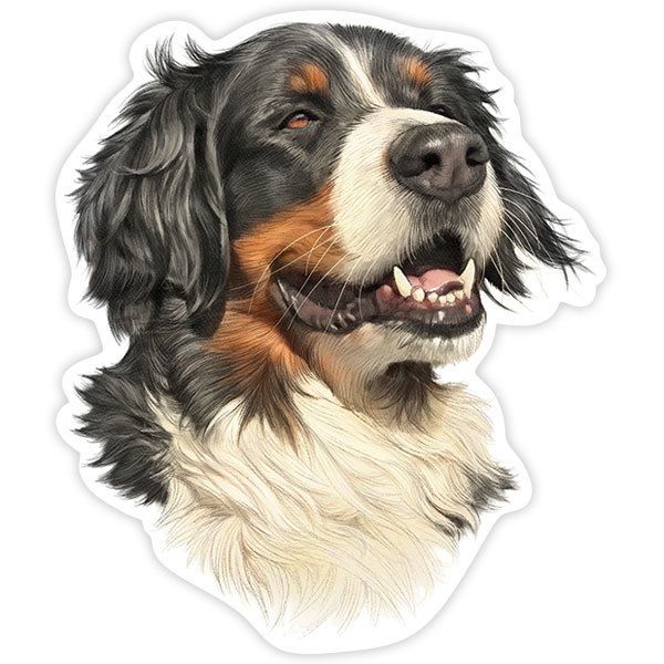 Aufkleber: Berner Sennenhund
