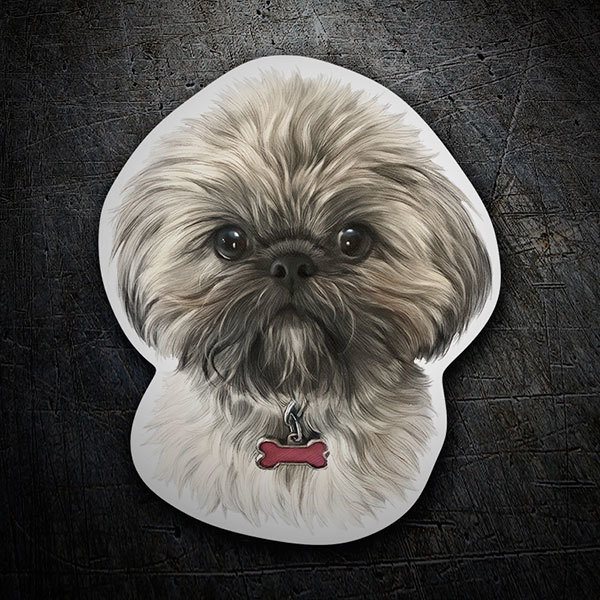 Aufkleber: Shih Tzu Tibetisch