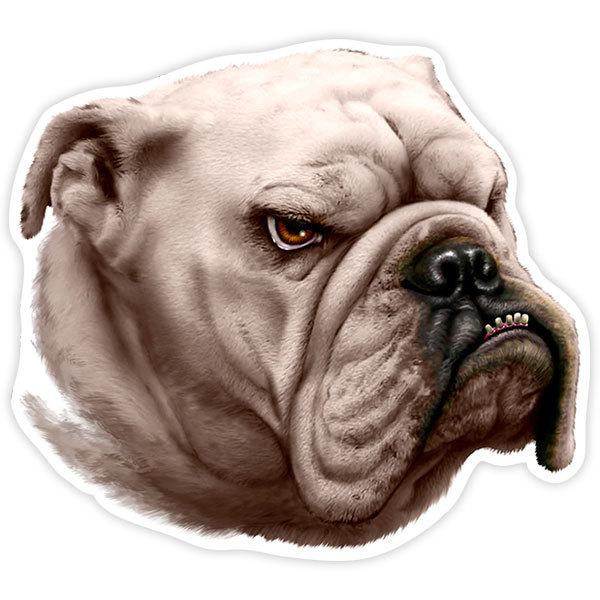 Aufkleber: Bulldogge