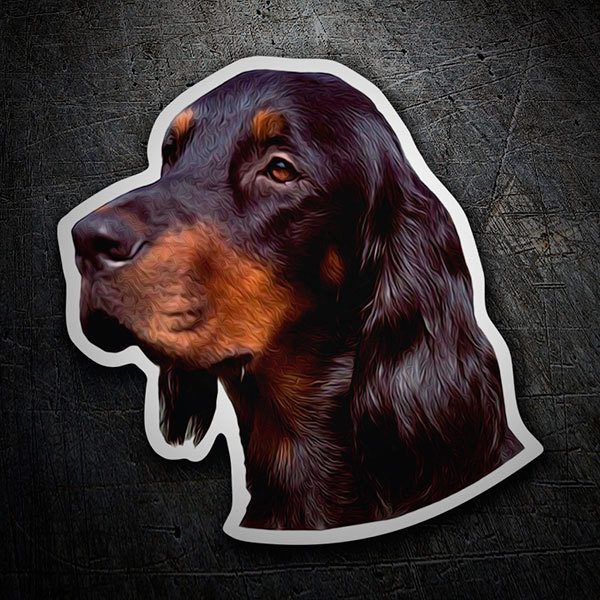 Aufkleber: Gordon Setter