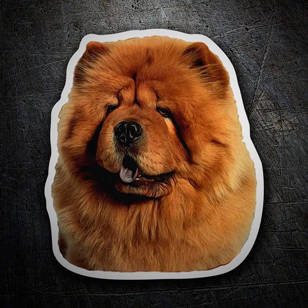 Aufkleber: Chow-Chow