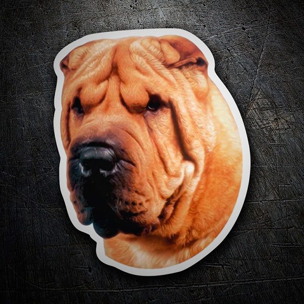 Aufkleber: Shar Pei