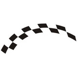 Aufkleber: Racing Flaggen 13