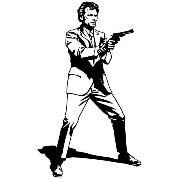 Wandtattoos: Dirty Harry im Visier