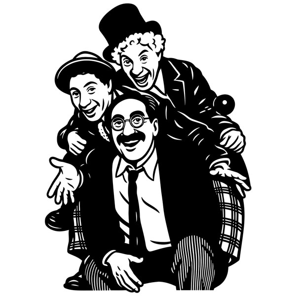 Wandtattoos: Marx Brothers Klassische Filme