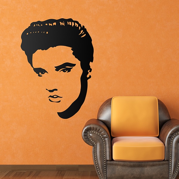 Wandtattoos: Elvis Presley Porträt