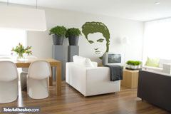 Wandtattoos: Elvis Presley Porträt 2