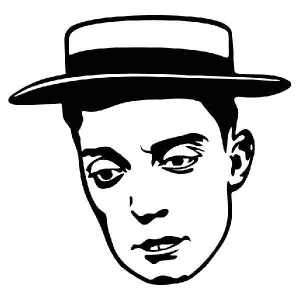 Wandtattoos: Buster Keaton