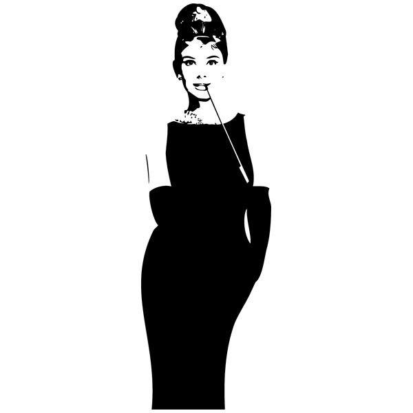 Wandtattoos: Audrey Hepburn Wandtattoo