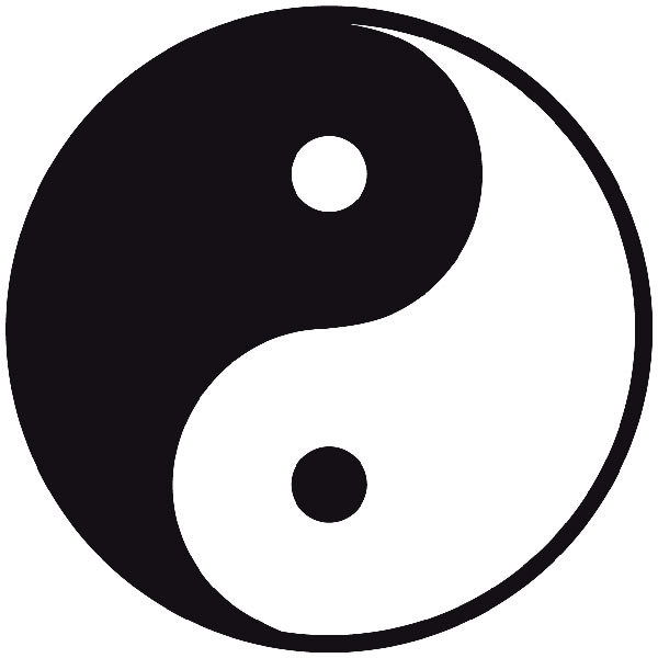 Wandtattoos: Yin Yang