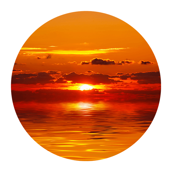 Wandtattoos: Sonnenuntergang am Meer