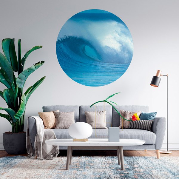 Wandtattoos: Surfwelle