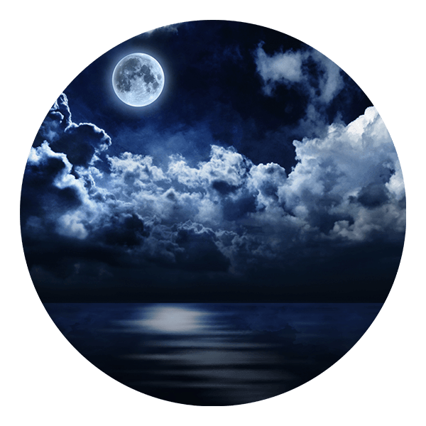 Wandtattoos: Mondspiegelung
