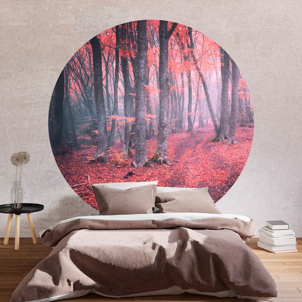 Wandtattoos: Roter Wald