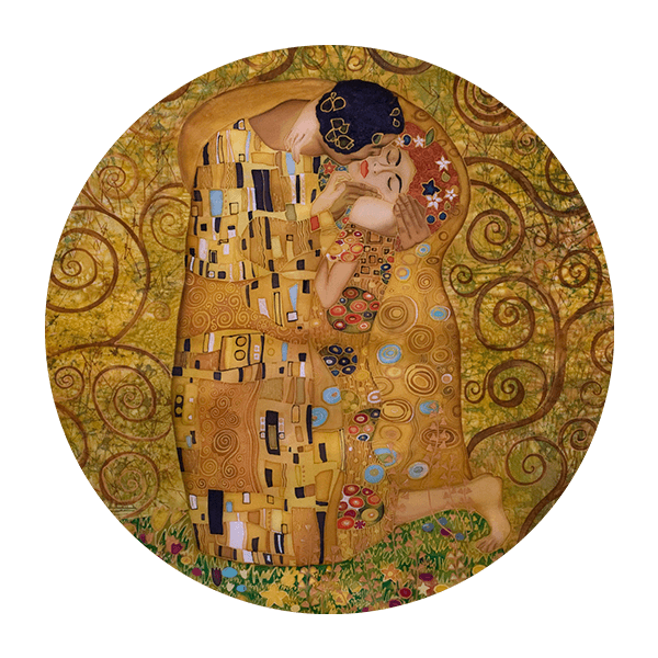 Wandtattoos: Klimt's Kuss