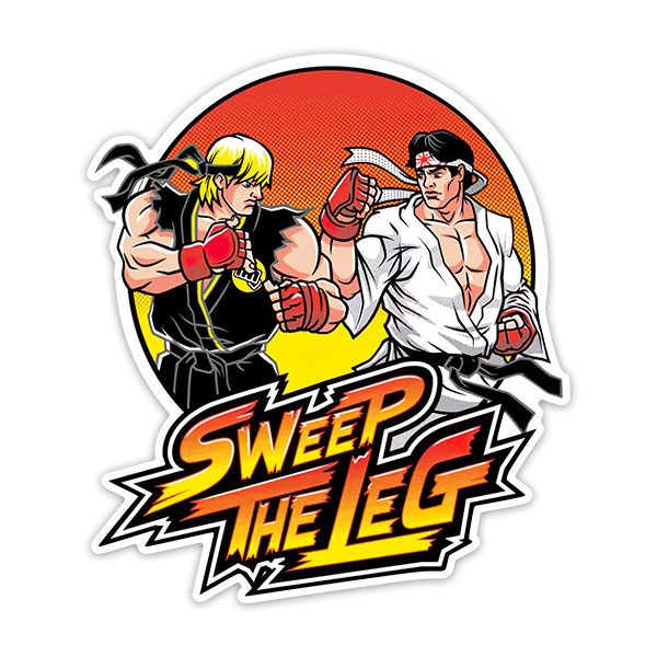 Aufkleber: Cobra Kai Street Fighter