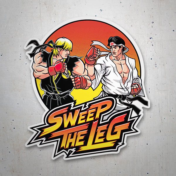 Aufkleber: Cobra Kai Street Fighter