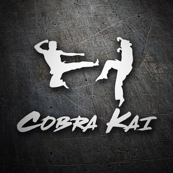 Aufkleber: Schmerz gibt es in diesem Dojo nicht  Cobra Kai