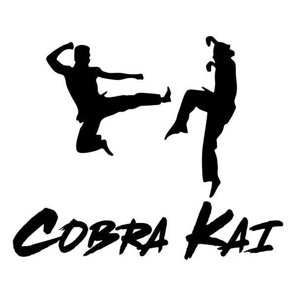 Aufkleber: Schmerz gibt es in diesem Dojo nicht  Cobra Kai