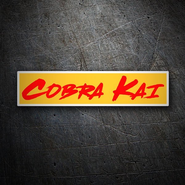 Aufkleber: Cobra Kai Rot