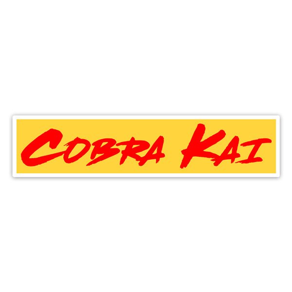 Aufkleber: Cobra Kai Rot