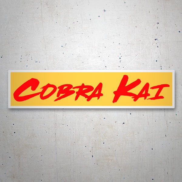 Aufkleber: Cobra Kai Rot