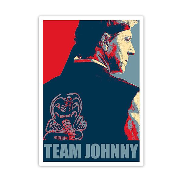 Aufkleber: Cobra Kai Team Johnny