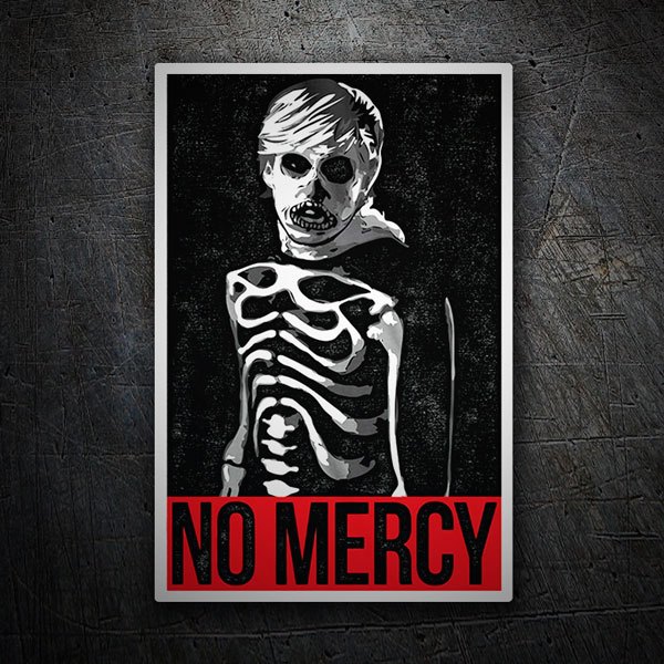 Aufkleber: Cobra Kai Skelett No Mercy