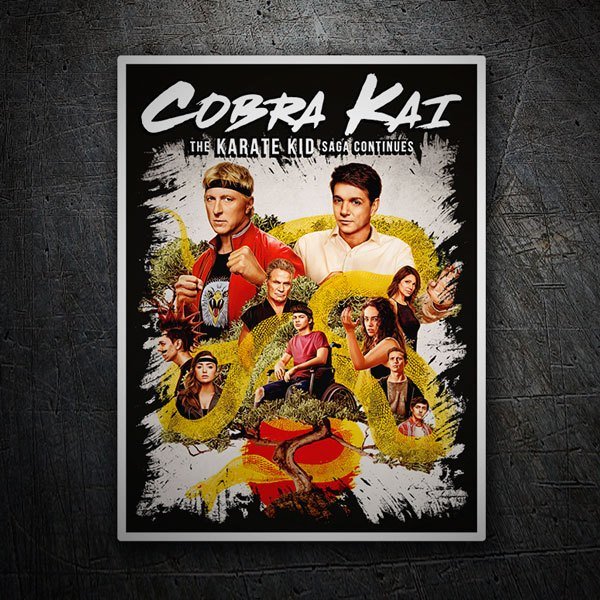 Aufkleber: Cobra Kai The Karate Kid Saga Continues