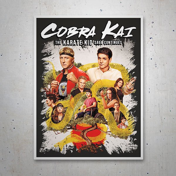 Aufkleber: Cobra Kai The Karate Kid Saga Continues