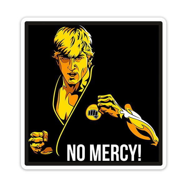 Aufkleber: Cobra Kai, Johnny Lawrence No Mercy!