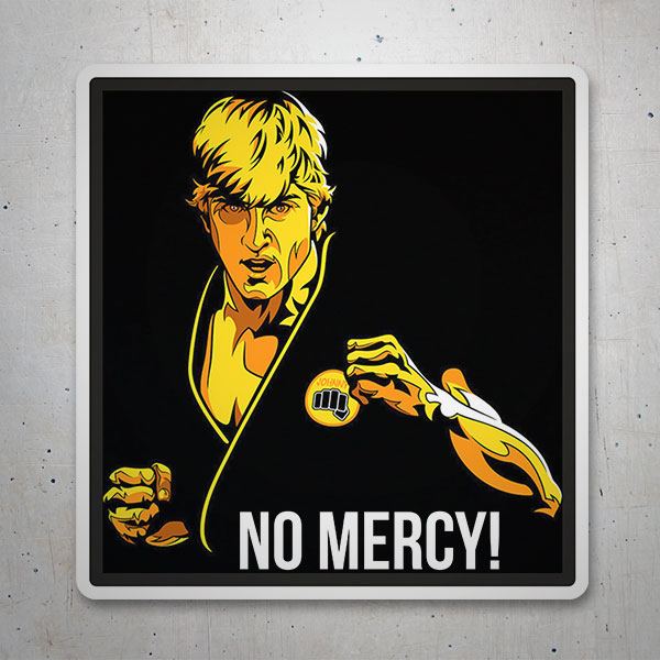 Aufkleber: Cobra Kai, Johnny Lawrence No Mercy!