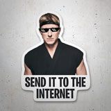 Aufkleber: Cobra Kai Send it to the Internet II 3