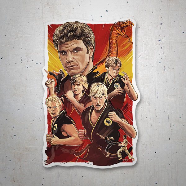 Aufkleber: Cobra Kai Team