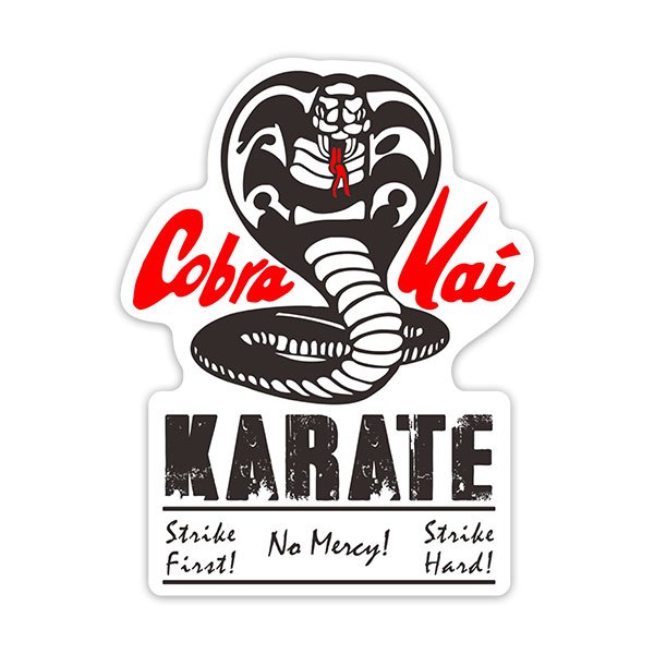 Aufkleber: Cobra Kai Karate No Mercy!