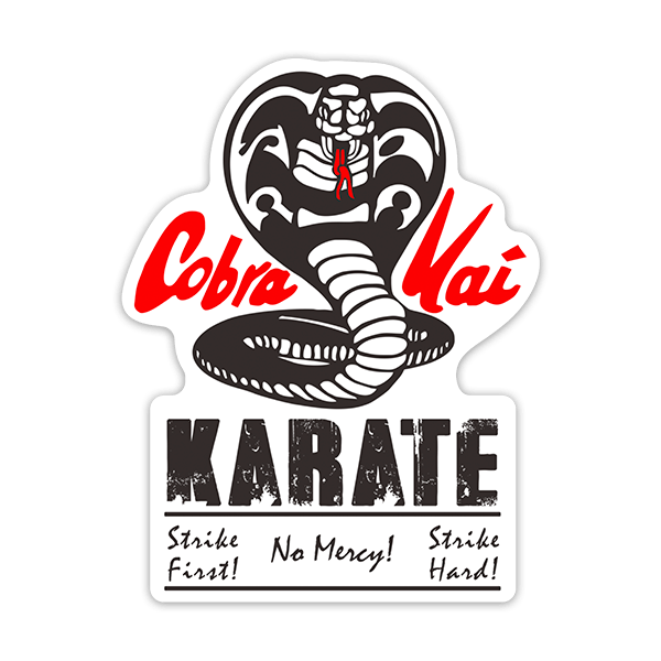 Aufkleber: Cobra Kai Karate No Mercy! 0