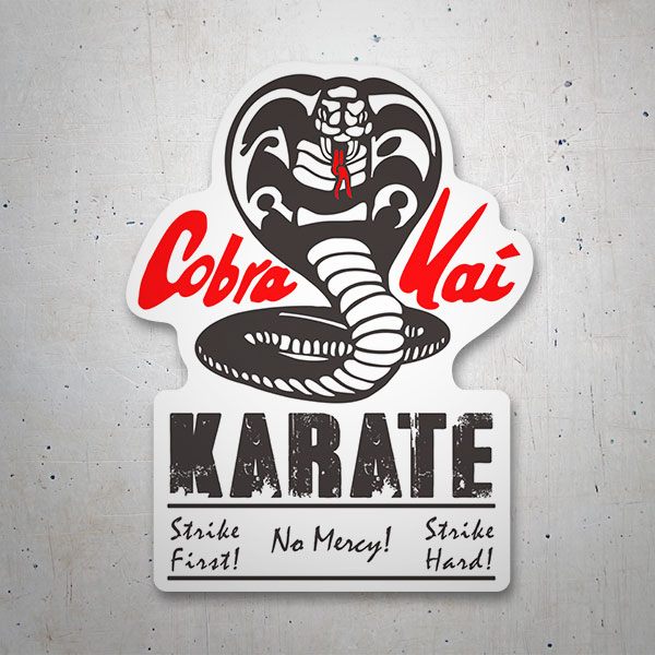 Aufkleber: Cobra Kai Karate No Mercy!