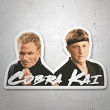 Aufkleber: Cobra Kai, John Kresse y Johnny Lawrence  3