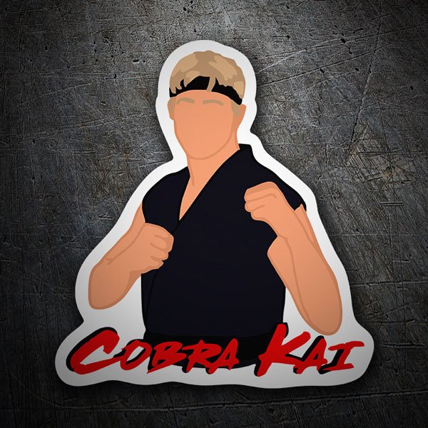 Aufkleber: Cobra Kai Johnny Lawrence Zeichnung II