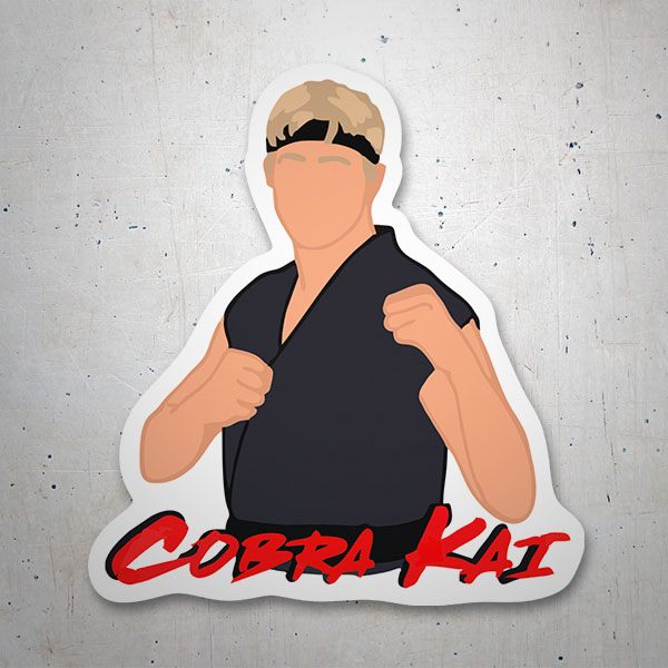 Aufkleber: Cobra Kai Johnny Lawrence Zeichnung II