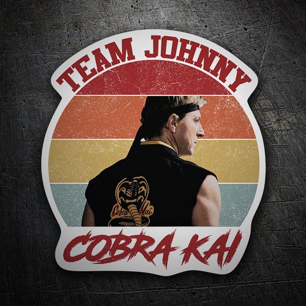 Aufkleber: Cobra Kai Team Johnny II 1