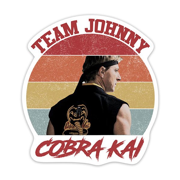 Aufkleber: Cobra Kai Team Johnny II