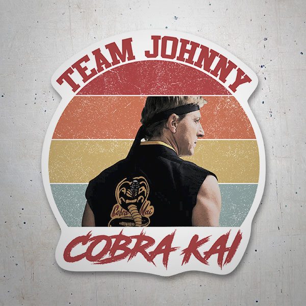 Aufkleber: Cobra Kai Team Johnny II