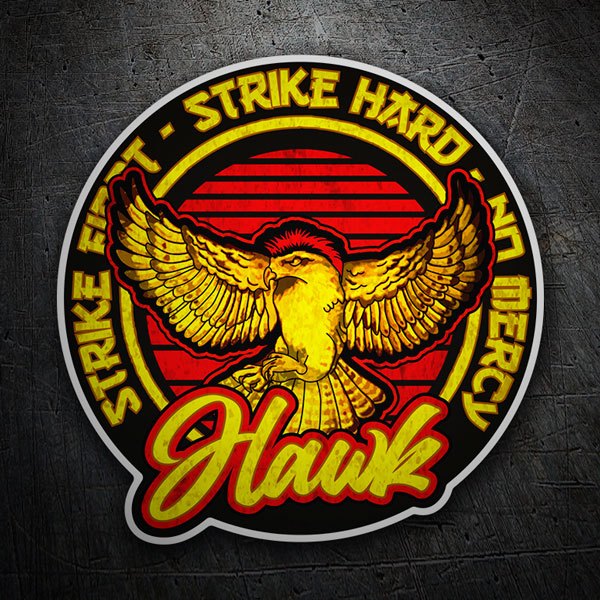 Aufkleber: Cobra Kai Hawk Adler