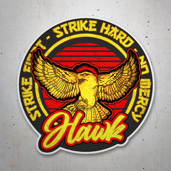 Aufkleber: Cobra Kai Hawk Adler